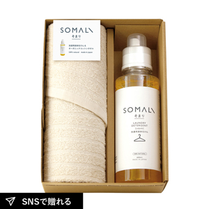 そまり 洗濯用液体石けんとフェイスタオル1P