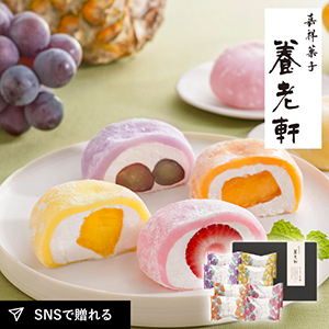京都　養老軒　彩りフルーツ大福