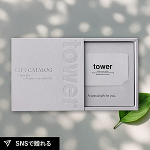 【送料無料】カード型カタログギフト 山崎実業 tower LGY