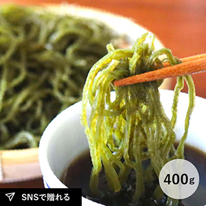 京の宇治抹茶豆乳麺そば風400g