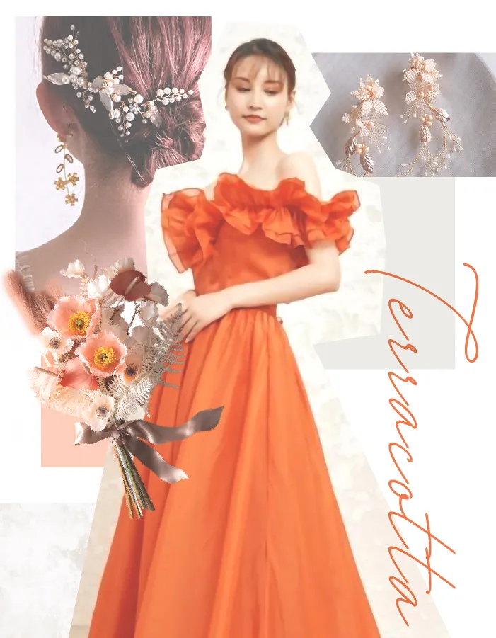 テラコッタドレス