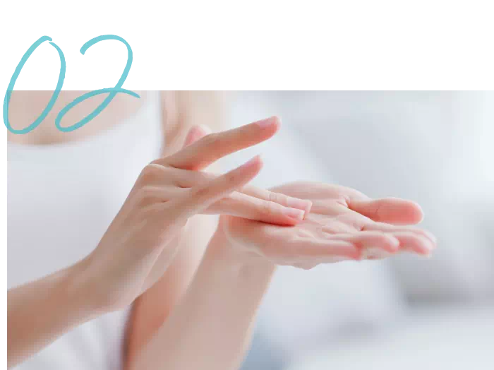 たっぷり保湿でうるおい補給