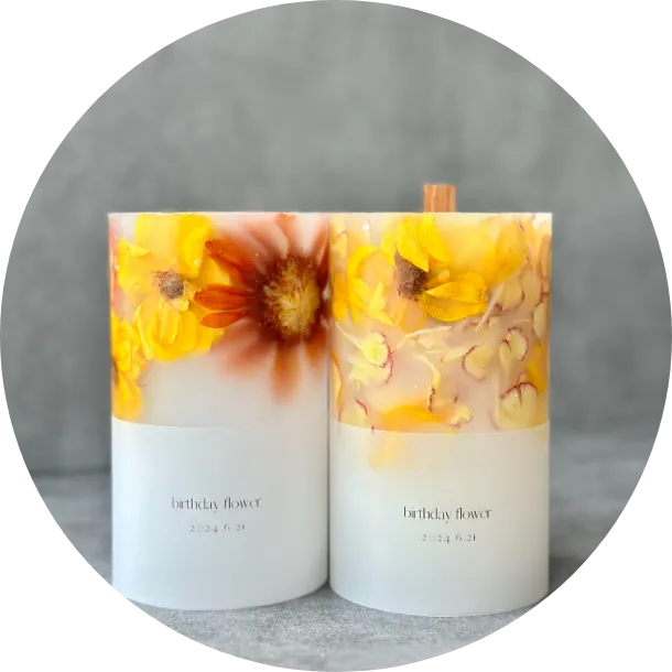 ブーケキャンドル