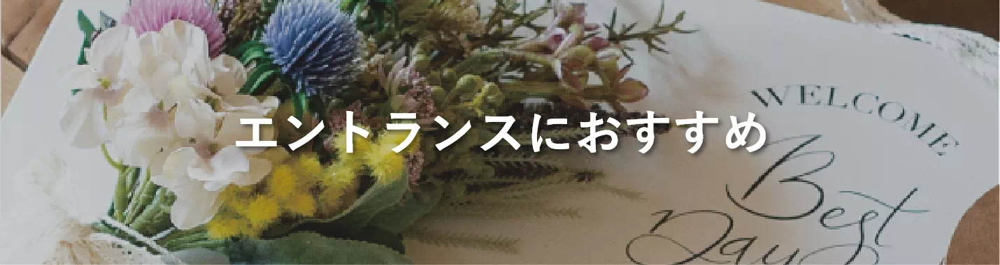 エントランスにおすすめ