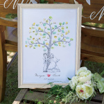 にがおえ指紋アート