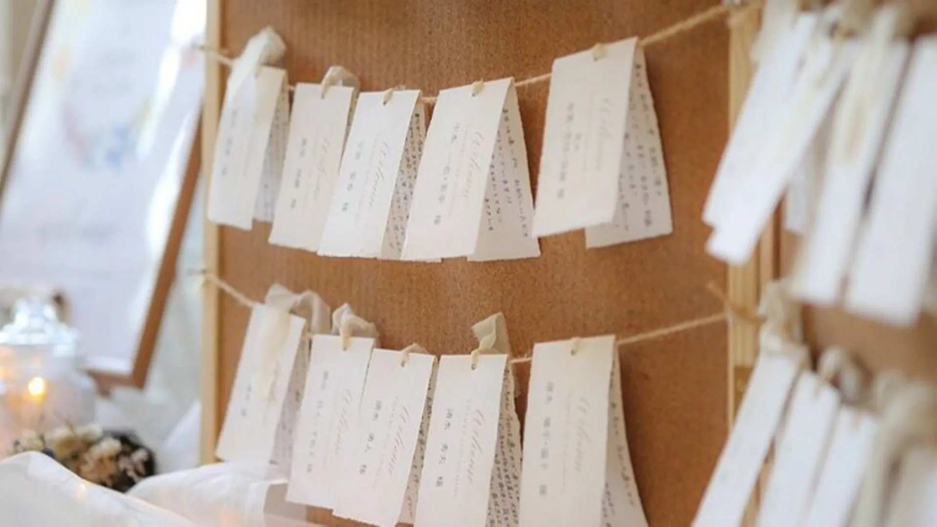 結婚式のエスコートカードとは？席次表や席札との違いやおしゃれな手作りアイデア