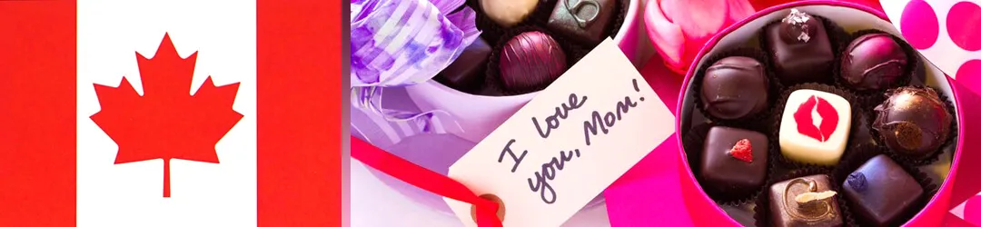 カナダ│チョコレートのプレゼントも定番