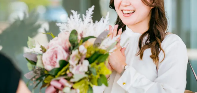 送別会でお世話になった方へ贈るお菓子ブーケ