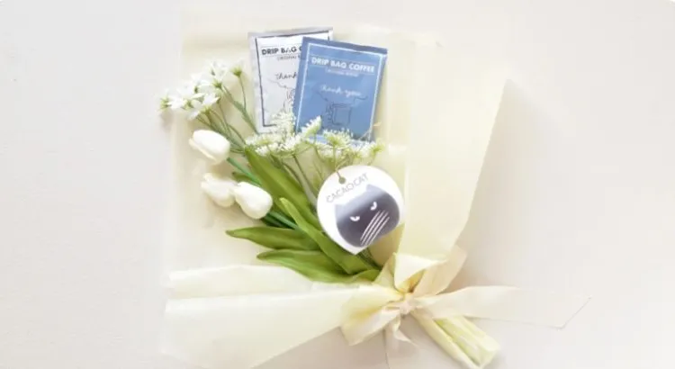 お菓子入りブーケキット