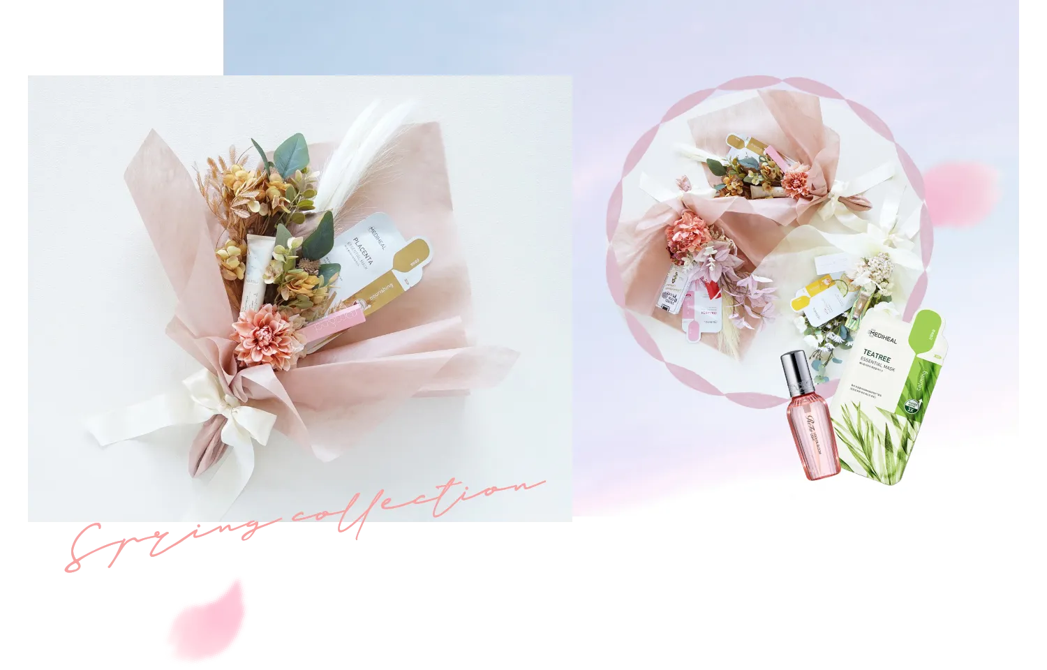 春のコスメブーケ