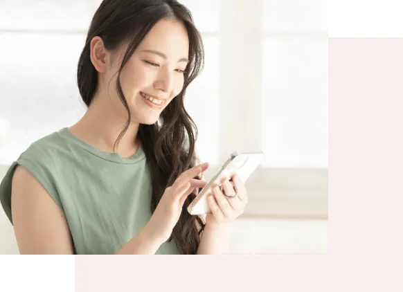 スマートフォンで注文するイメージ