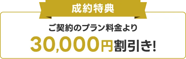 成約特典