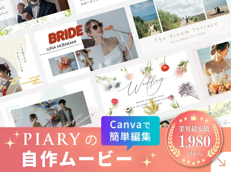 Canvaで簡単編集　PIARYの自作ムービー