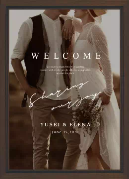 ウェルカムボード