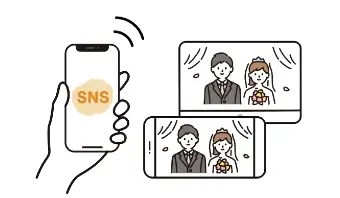 保存したムービーはSNSで見る