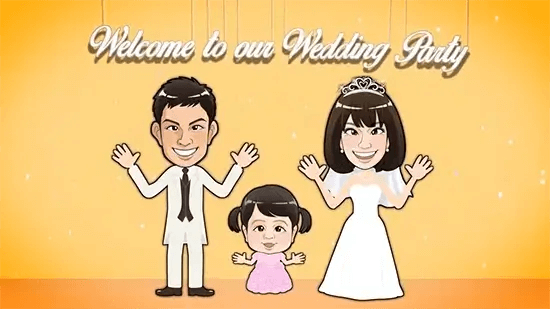 似顔絵ダンシング♪