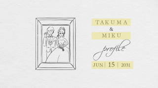 プロフィールムービー 似顔絵