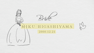 プロフィールムービー 似顔絵