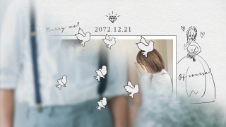 プロフィールムービー 似顔絵