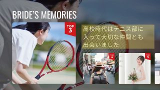 プロフィールムービー ブライズフリックス