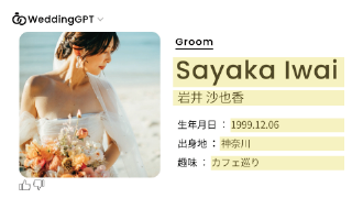 プロフィールムービー ウェディングGPT