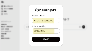 プロフィールムービー ウェディングGPT