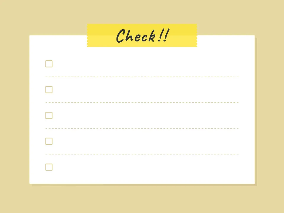 チェックリスト