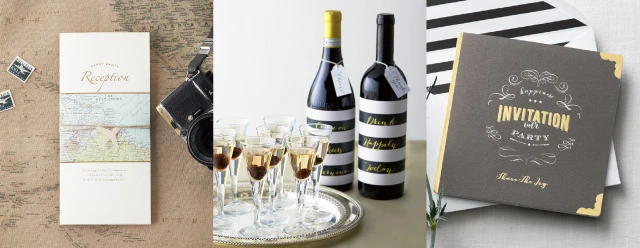 結婚式二次会や1.5次会・パーティー・イベントにも使えるペーパーアイテム