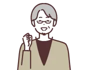 60代 前半 お父さまのイラストイメージ
