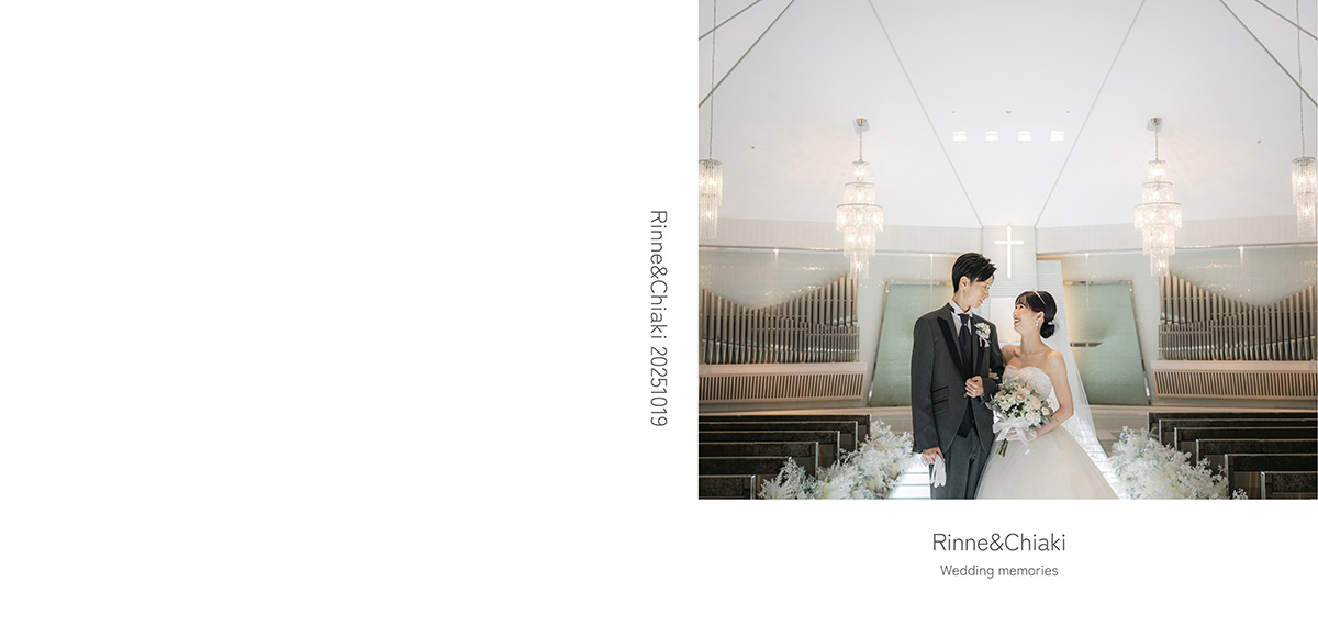 chaaaaa.wedding1019様の結婚式アルバム・フォトブック作成例