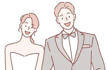 新郎新婦 イメージ
