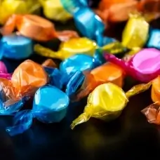 お菓子まき当たり