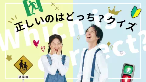 正しいのはどっち？クイズ サムネ