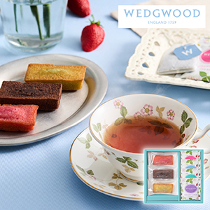 フィナンシェ&ウェッジウッド ワイルドストロベリーティーバッグアソート 7個（賞味期限：常温30日）