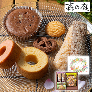 森の庭 焼菓子アソート フラワーリース 7個入（賞味期限：常温45日）