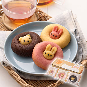 アニマルドーナツ 3個（賞味期限：常温30日）