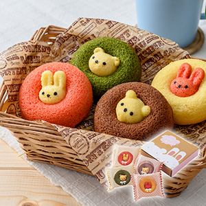 アニマルドーナツ 4個（賞味期限：常温30日）