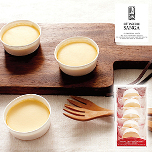 パティスリーサンガ ベイクドチーズケーキ 5個（賞味期限：常温20日）