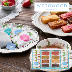 フィナンシェ&ウェッジウッド ワイルドストロベリーティーバッグアソート 18個