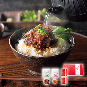 逸品茶漬け 牛しぐれ＆梅干しC（賞味期限：2ヶ月）
