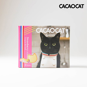 CACAOCAT SAND ストロベリー 2個入り