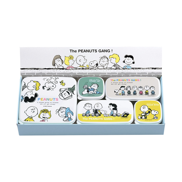 スヌーピー ブレイクタイム シール容器5pcセット