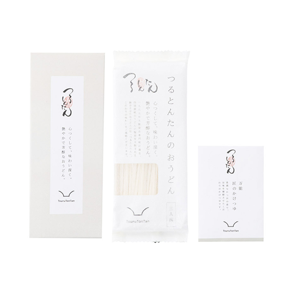 つるとんたん かけのおうどん3人前