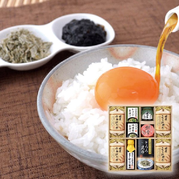 美食ファクトリー 蔵出し卵がけ醤油と美味しい米ギフト