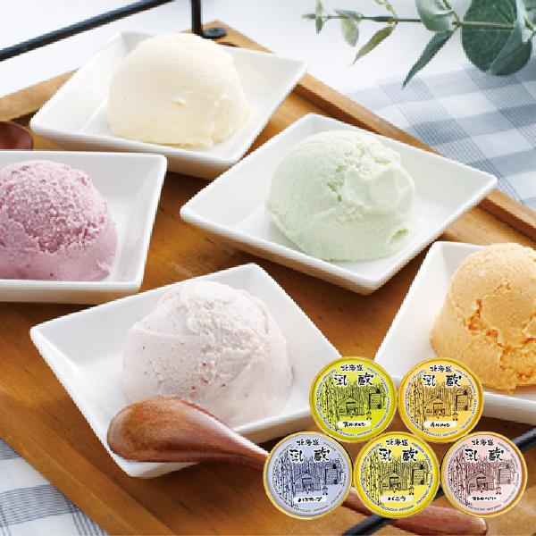 「乳蔵」 北海道アイスクリーム5個