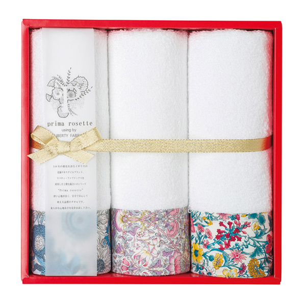 25 Off Prima Rosette Using By Liberty Fabrics フェイスタオル3p Pb タオル 寝具ならpiary ピアリー