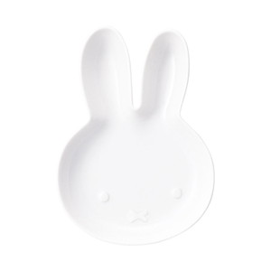 ミッフィー ダイカットプレートS（ホワイト）