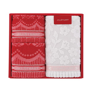 ジルスチュアート ボヌール フェイス2P・タオルハンカチ1P