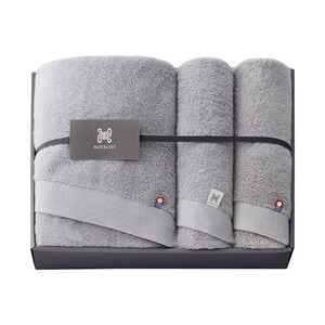 今治タオル HOTELIST バス1P・フェイスタオル2P（グレージュ）