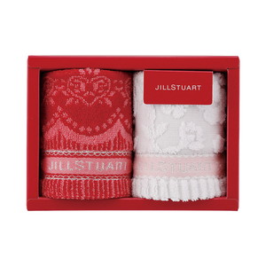 ジルスチュアート ボヌール タオルハンカチ2P